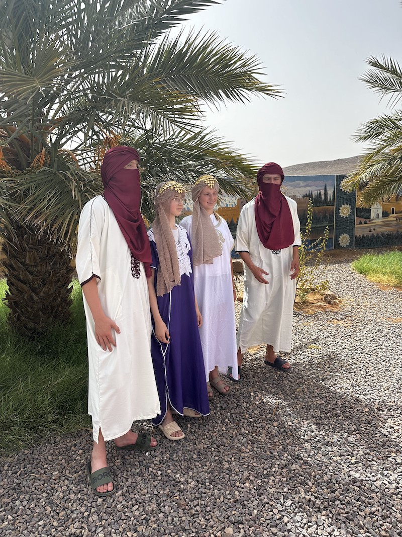 Marokko met kinderen - traditionele kledij