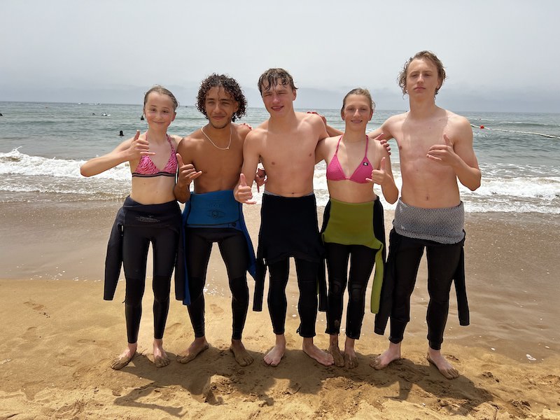 Marokko met kinderen - surfinitiatie